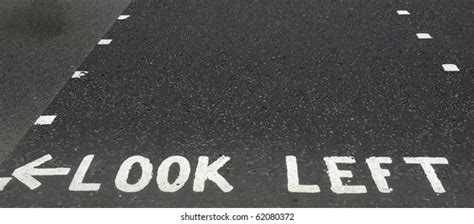 Look Left Sign London Street Stock Photo 62080372 | Shutterstock