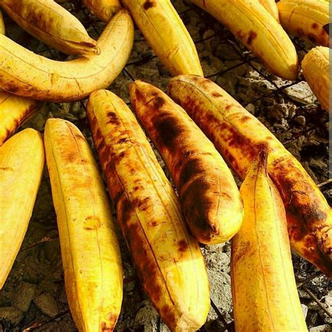 Roasted plantain | Africa food, Ghana food, Food