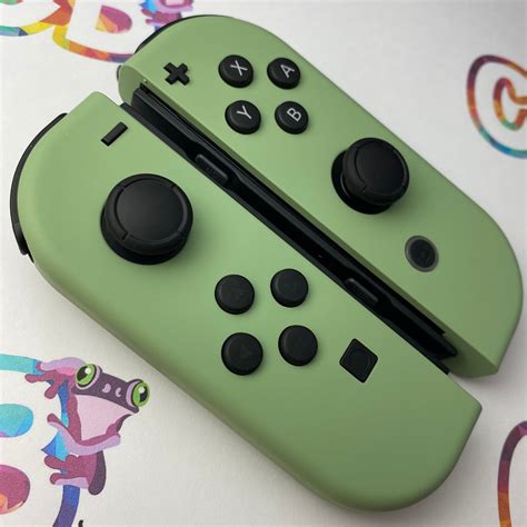 Matcha Green Joy-Cons - Custom Nintendo Switch Joycon Controllers – CB ...