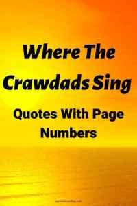 50 Where The Crawdads Sing Quotes With Page Numbers | Ageless Investing