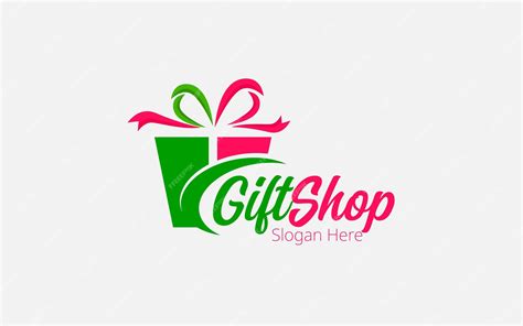 Premium Vector | Gift shop logo symbol template design online shopping gift logo templates