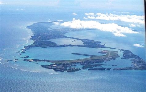 Aerial view of Bermuda