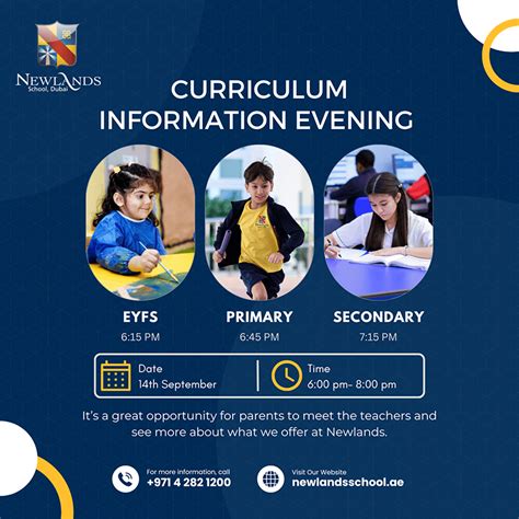 Curriculum Information Evening - Newlands School Dubai - Dubai, Previous Events, UAE