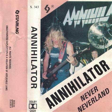 Annihilator - Never, Neverland - Encyclopaedia Metallum: The Metal Archives