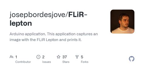 GitHub - josepbordesjove/FLiR-lepton: Arduino application. This ...