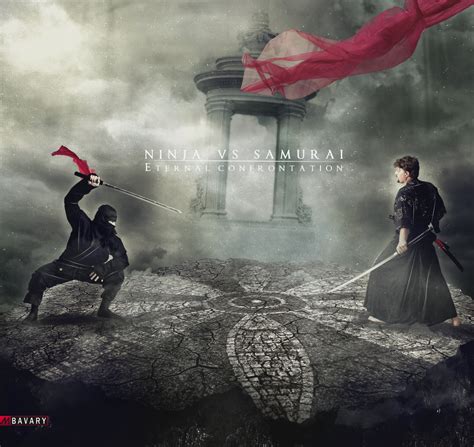 Ninja Vs Samurai by mbavary on DeviantArt