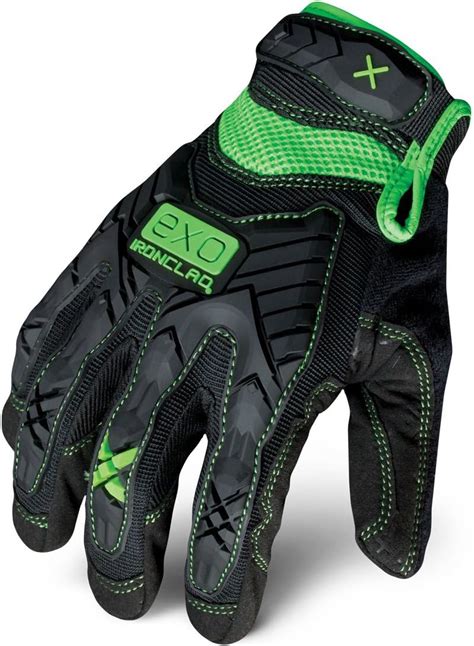 Ironclad mens IRONCLAD Work Gloves Impact Protection Gloves, Black, X ...