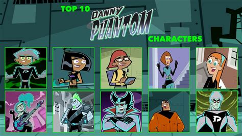 Top 10 Favourite Danny Phantom Characters by GeoNonnyJenny on DeviantArt