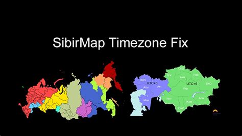 SibirMap Timezone Fix for Euro Truck Simulator 2 - TruckyMods