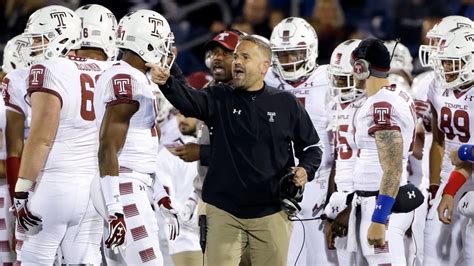 Temple athletic director and former Owls players sing Matt Rhule's praises