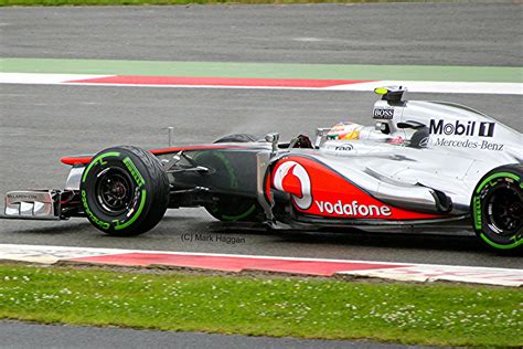 Lewis Hamilton in his McLaren F1 car at Silverstone | Flickr