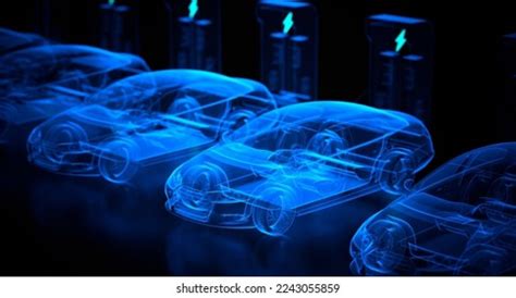 Solid State Battery Ev Electric Vehicle Stock Illustration 2243055859 ...