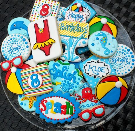 Splash Party | Splash party, Birthday cookies, Summer cookies