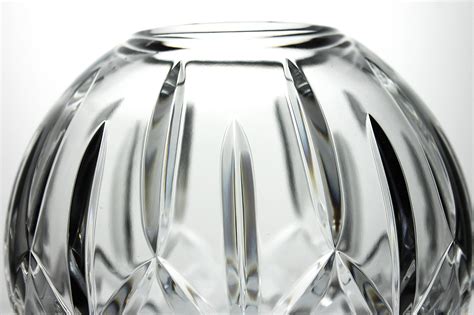 Waterford Crystal Rose Bowl, Lismore, Cut Glass, Centerpiece, 6 Inch, Clear Glass, Display Piece ...