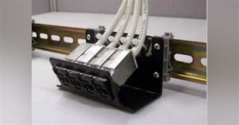 DIN-rail-mounted patch panels fit industrial applications | Cabling ...