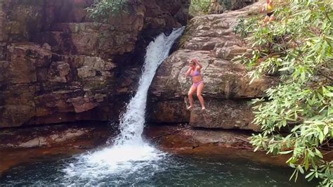 Blue Hole Falls Tennessee; Hike, Drone, Cliff Jumping Adventure - YouTube