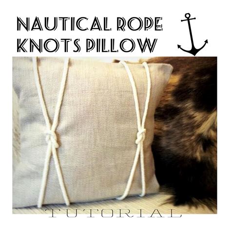 twiggstudios: nautical knot pillow tutorial