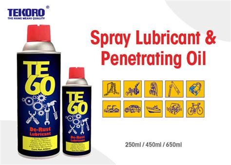 Colorless Spray Lubricant & Penetrating Oil For Metal Rust And Corrosion Protection