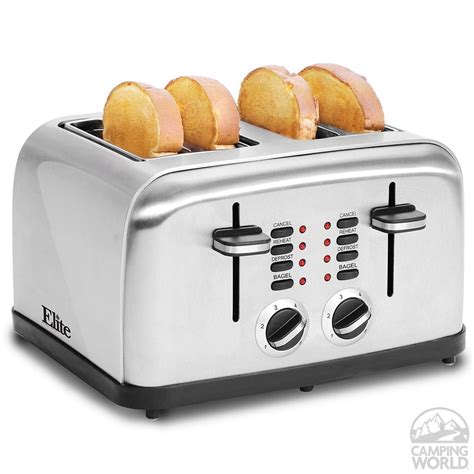 4-Slice Elite Platinum Toaster | Stainless steel toaster, Four slice ...