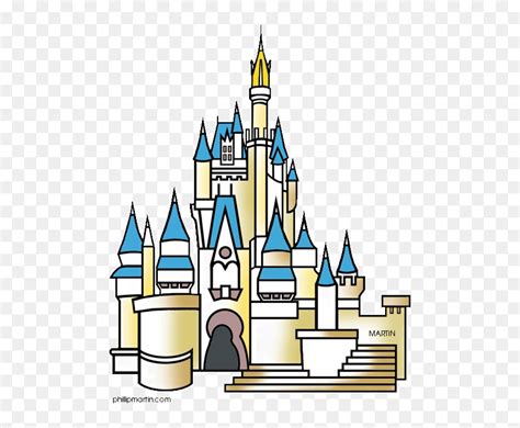 Cinderella Castle Disney World Clipart, HD Png Download - vhv