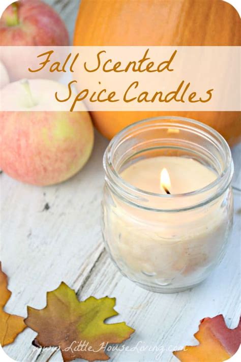 15 Homemade Fall Candles and DIY Projects