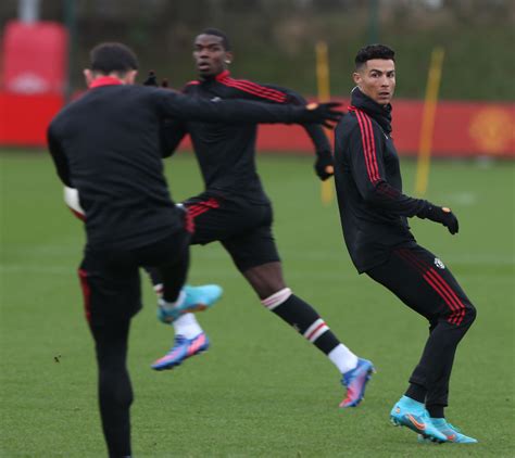 Photo: Cristiano Ronaldo trains before Manchester United v Middlesbrough