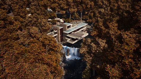 Testing TwinMotion. Falling Water - Frank Lloyd Wright - YouTube