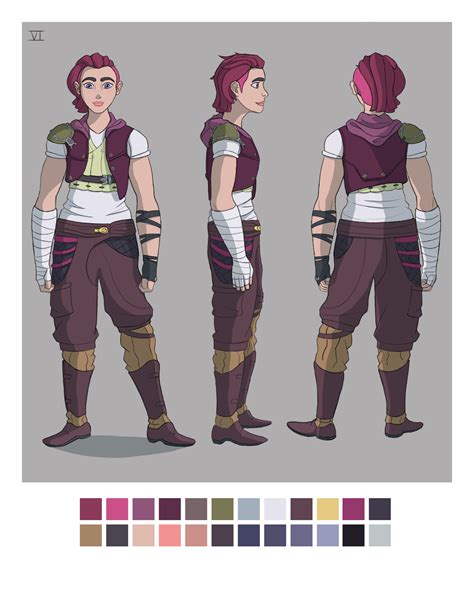 ArtStation - Arcane: Vi Character sheet