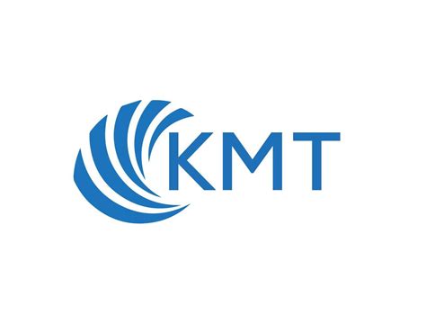 KMT abstract business growth logo design on white background. KMT creative initials letter logo ...