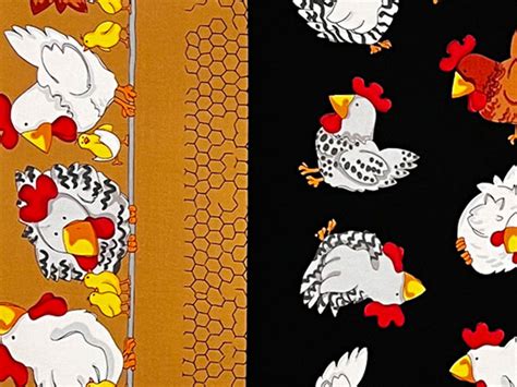 Chicken Quilting Cotton - fabric fabric