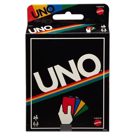 UNO Card Game - Retro Edition | Uno card game, Card games, Classic card games