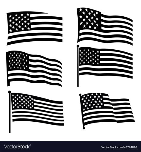 Patriotic emblem kit Royalty Free Vector Image