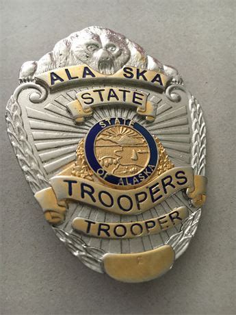 Collectors-Badges Auctions - Alaska State Trooper