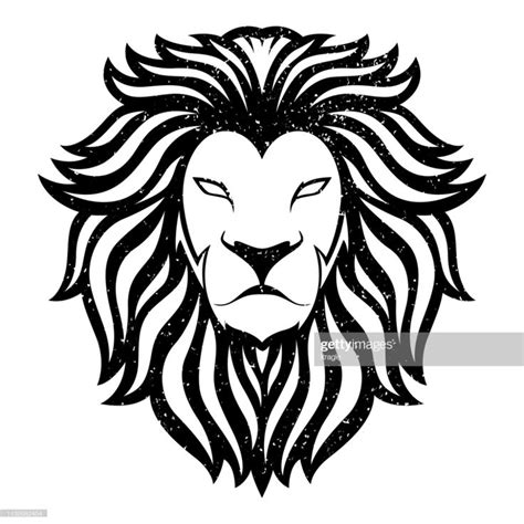 Lion's head emblem logo | Logotipo de pet, Ilustração de leào ...