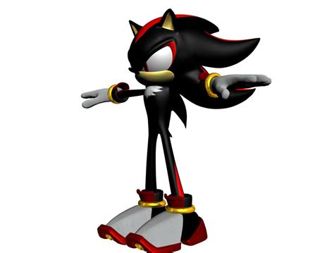 shadow's 3d Model - By DAINAMIX by DAINAMIX on DeviantArt