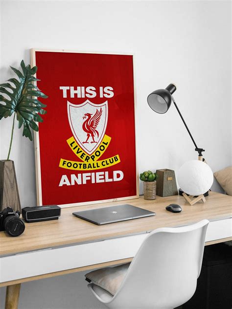 This is Anfield Sign Poster, Liverpool FC Poster, Football Poster Print ...