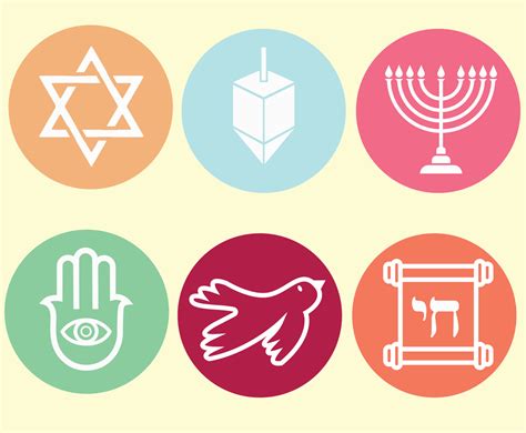 Jewish Symbols Vector Pack Vector Art & Graphics | freevector.com