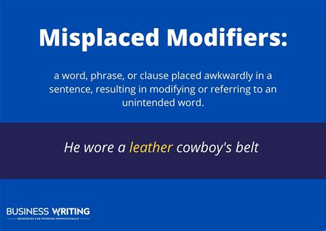 What are misplaced modifiers? - BusinessWritingBlog