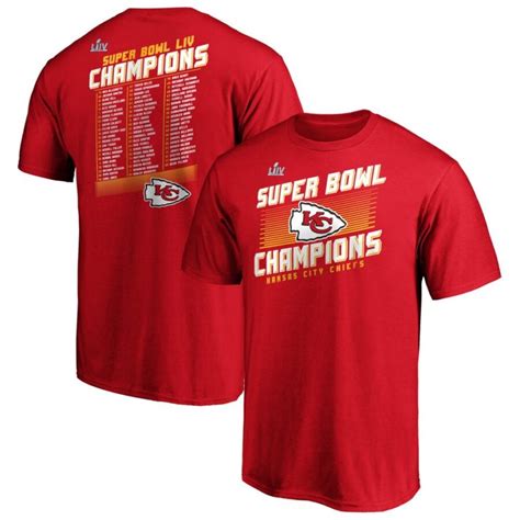 The 15 best-selling Super Bowl championship shirts, Kansas City Chief ...