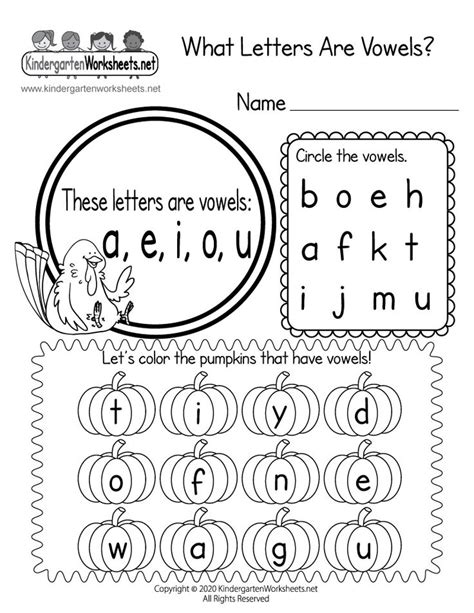 the worksheet for letter recognition with pumpkins