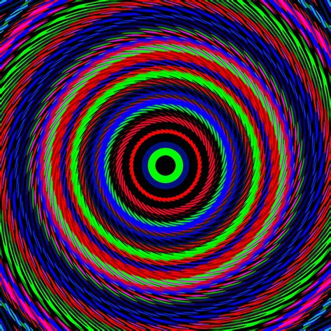 Circles, optical illusion, colorful, abstraction, HD phone wallpaper | Peakpx