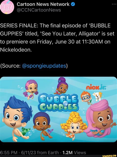 SERIES FINALE: The final episode of 'BUBBLE GUPPIES' titled, 'See You Later, Alligator' is set ...