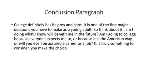 Essay conclusion examples - benefitsgola