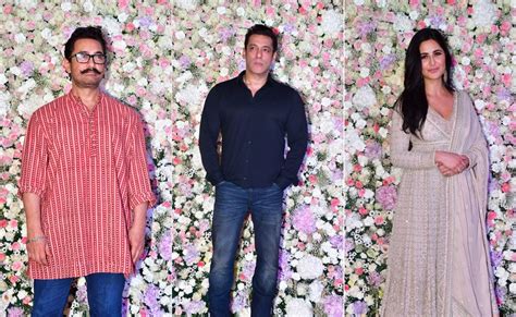 Pics: Salman Khan, Katrina Kaif, Aamir Khan And Other Stars At Arpita ...