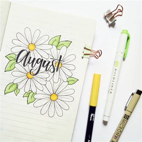 August Bullet Journal Inspiration: 30 Themes Worth Trying | LittleCoffeeFox