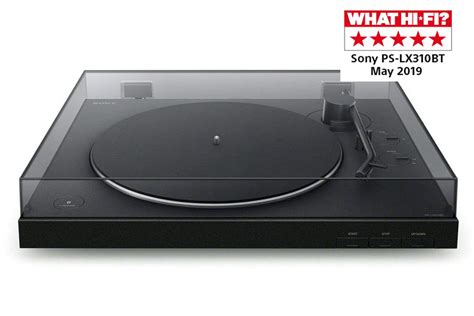 Sony Bluetooth Turntable Vinyl Record Player | Black | Ireland