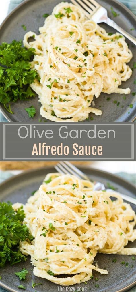 Olive Garden's Alfredo Sauce - The Cozy Cook