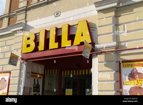 supermarket "Billa Stock Photo - Alamy