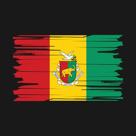 Guinea Flag Brush Vector 21484343 Vector Art at Vecteezy