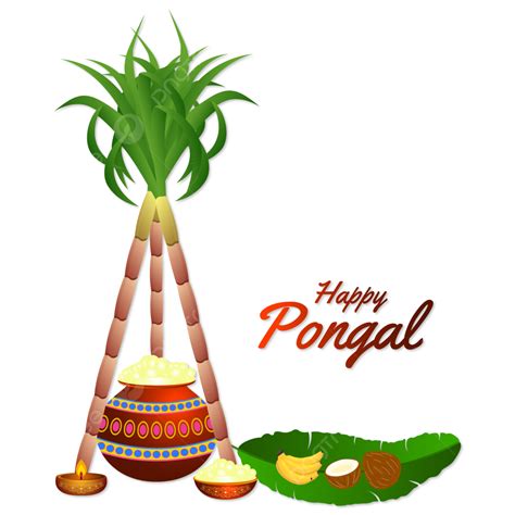 Flat Happy Pongal Harvest Fruit Festival Decoration, Happy Pongal, Harvest Fruit Festival ...